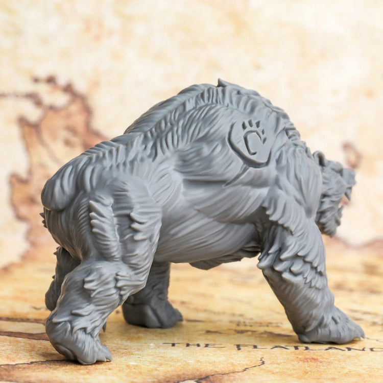 Bear Gauldurbjorn – Skadi’s Companion Miniature 3D Printed Resin Beast for Fantasy RPGs Gamers Guild