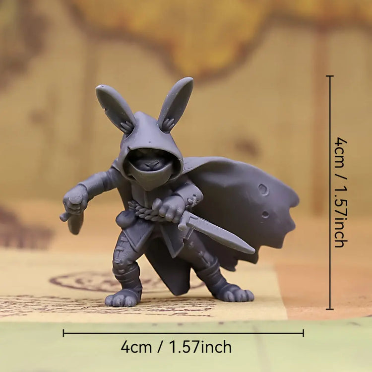 Anime Rabbit Miniature – High-Detail Resin Figurine for RPG & Display Gamers Guild