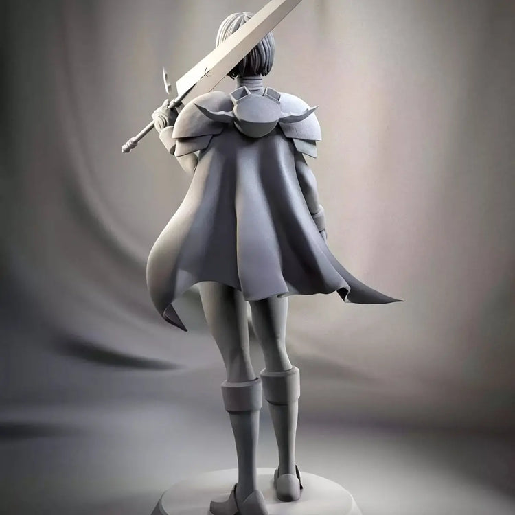 75mm Female Swordsman Miniature – ABS Resin Heroine for RPG & Display Gamers Guild
