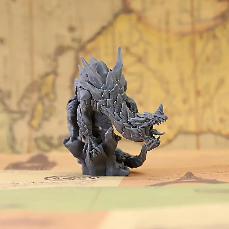 Detailed Depths Dragon Miniature – Durable Plastic Fantasy Beast for RPGs & Board Games Gamers Guild
