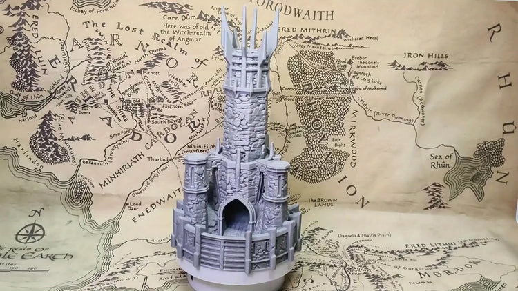 Dark Tower Dice Tower – 3D Printed Gothic Roller & Desktop Ornament for D&D, Pathfinder & RPGs Gamers Guild