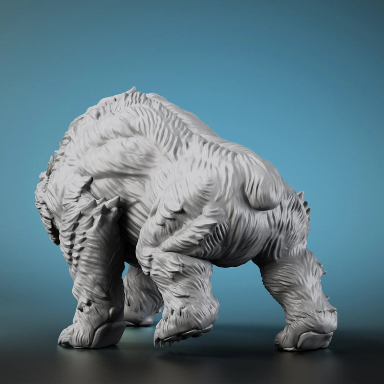 Bear Gauldurbjorn – Skadi’s Companion Miniature 3D Printed Resin Beast for Fantasy RPGs Gamers Guild