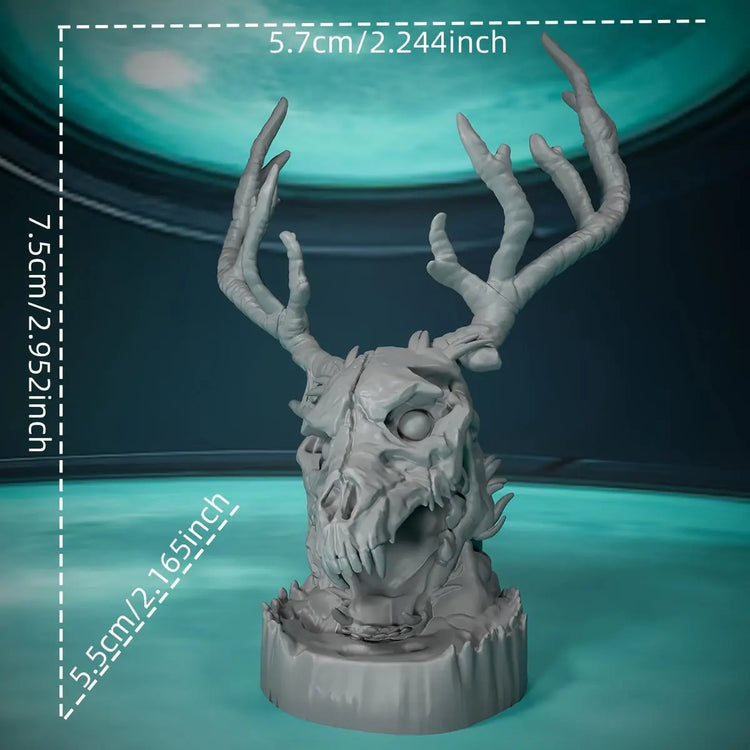 Dicy the Deer – Unpainted Resin Fantasy Creature Model with Antlers Gaming Gift & Display Miniature Gamers Guild
