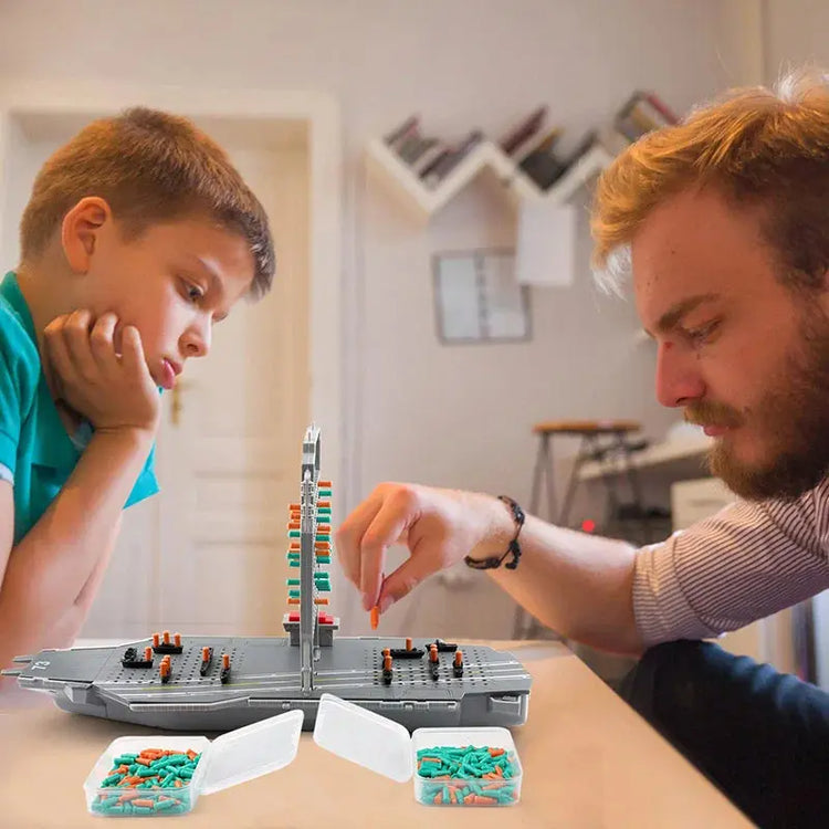 Sea Warrior Battleship Board Game – 2-Player Naval Strategy Game for Kids & Families | Interactive Tabletop Gift for Parties & Holidays Gamers Guild