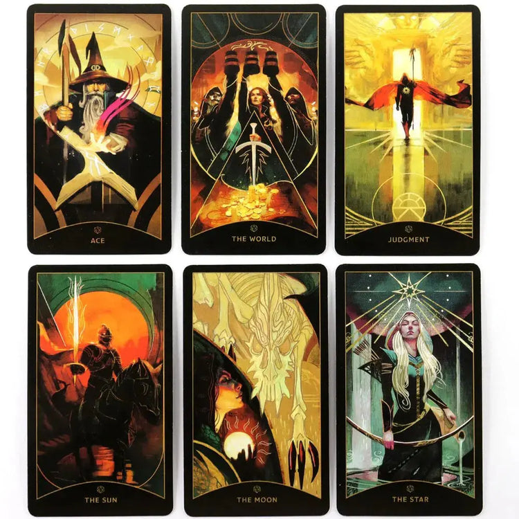 Dungeons & Dragons Tarot Deck – Fantasy Divination Card Set for Family Gatherings, Board Games & Roleplaying Adventures Gamers Guild
