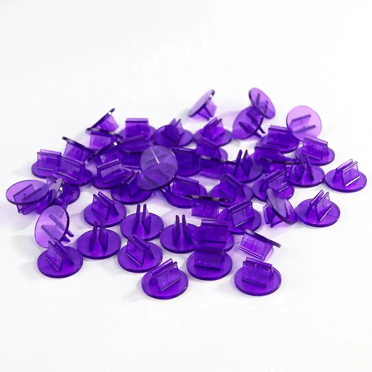 Translucent Plastic Card Stands – 50 PCS Multi-Color Holders for Board Games, RPGs & Display Props Gamers Guild