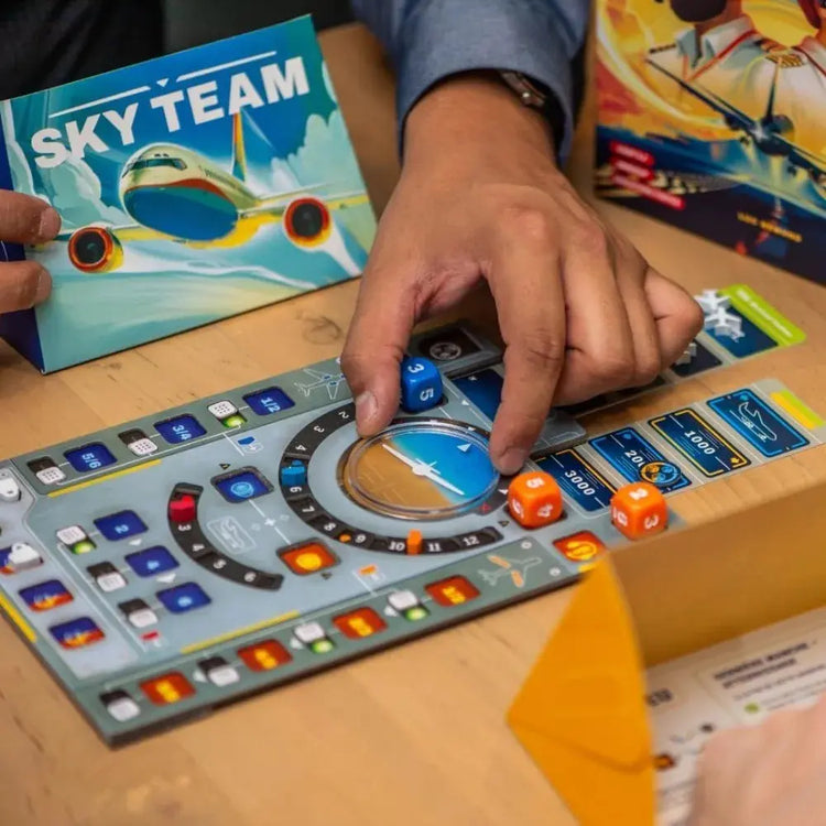Sky Team by Scorpion Masqué – Cooperative Dice Game for 2 Players | Strategic Flight Simulation | Ages 14+ | 20-Minute Missions Gamers Guild