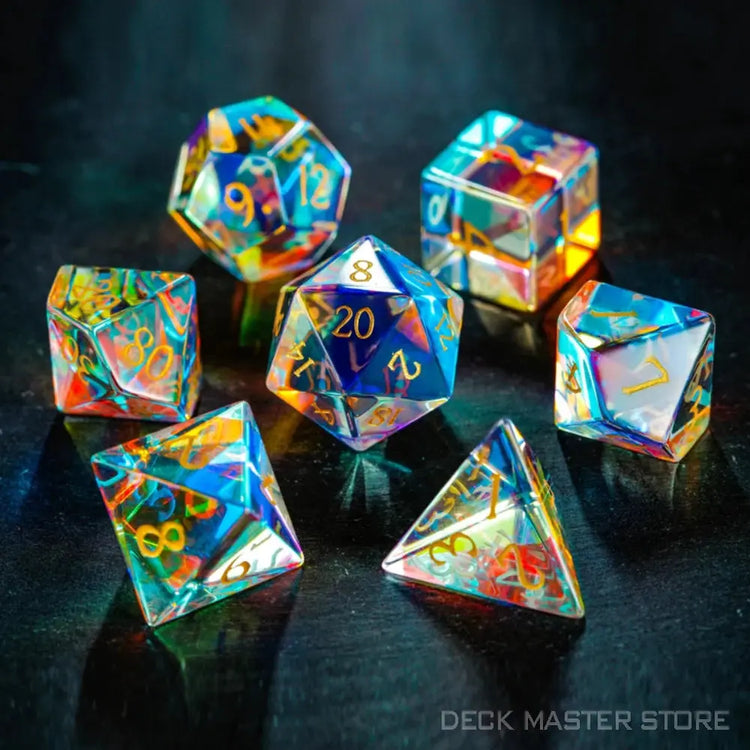 7-Piece KINGSHIELD Polyhedral Dice Set – Durable RPG Dice for Dungeons & Dragons, Magic & Tabletop Games Gamers Guild