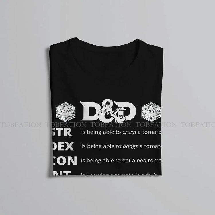 Hip Hop DnD T-Shirt – Fluffy Printed Cotton Tee | Creative Gamer Gift for Men Gamers Guild