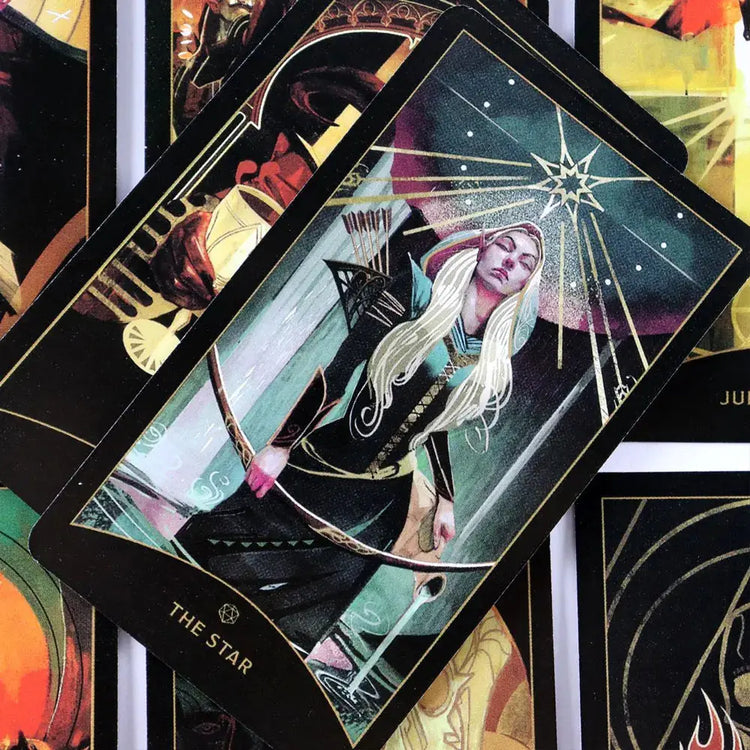 Dungeons & Dragons Tarot Deck – Fantasy Divination Card Set for Family Gatherings, Board Games & Roleplaying Adventures Gamers Guild