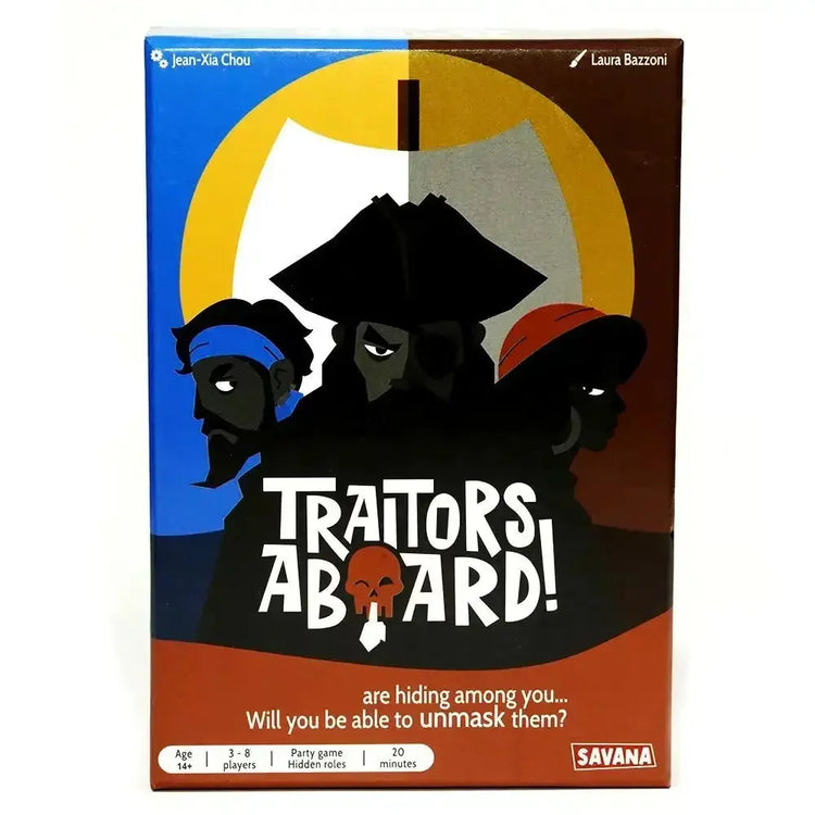 Traitors Aboard – Secret Identity Party Game | Strategy, Bluffing & Betrayal | Award-Winning Family Card Game Gamers Guild