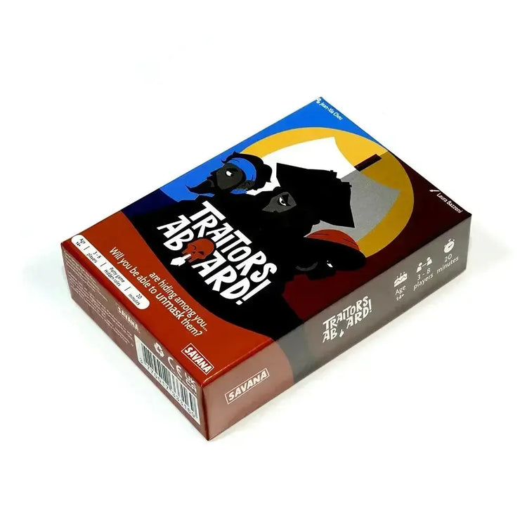 Traitors Aboard – Secret Identity Party Game | Strategy, Bluffing & Betrayal | Award-Winning Family Card Game Gamers Guild