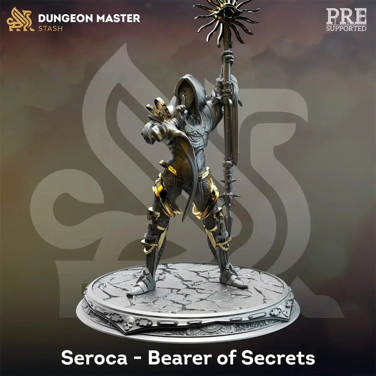 Divine Awakening Miniature Set – Goddess, Angel, Death Wizard, Dragon & Dungeon Team (Unpainted Resin) Gamers Guild