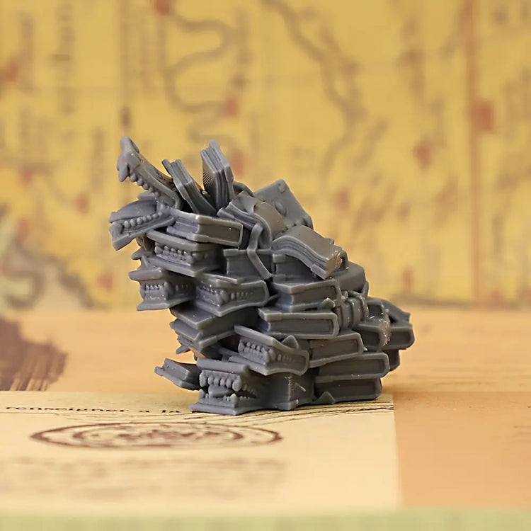 Book Mimic Miniature – 3D Printed ABS Trap for Tabletop RPGs Gamers Guild