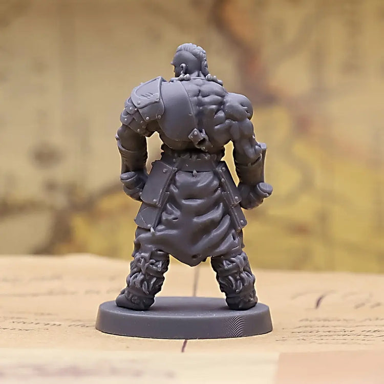 Barbarian & Human Miniatures – Resin Fantasy Duo for RPGs & Display Gamers Guild