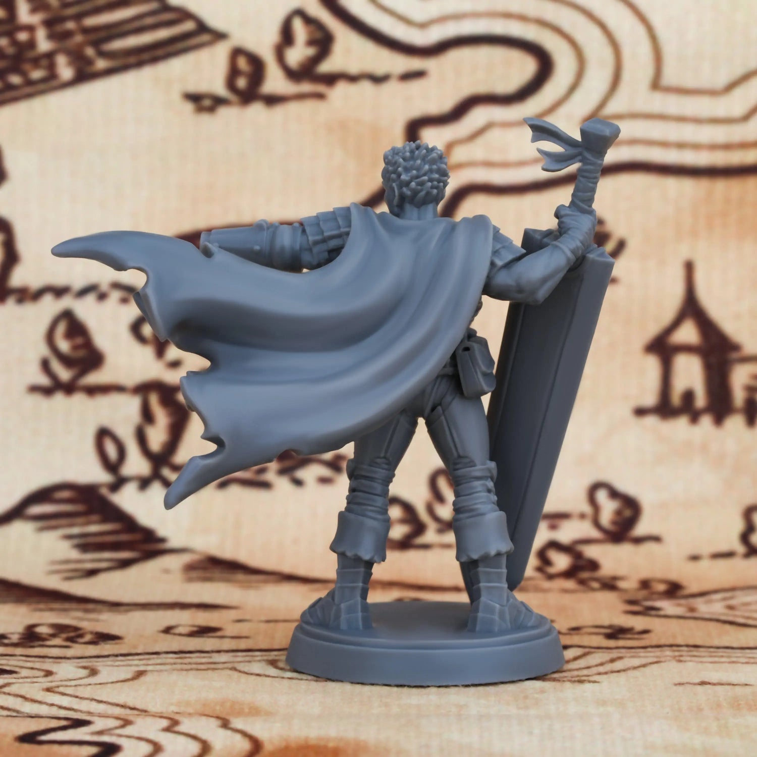 Human Soldier Miniature – 25mm ABS Figure for TTRPG & Display Gamers Guild