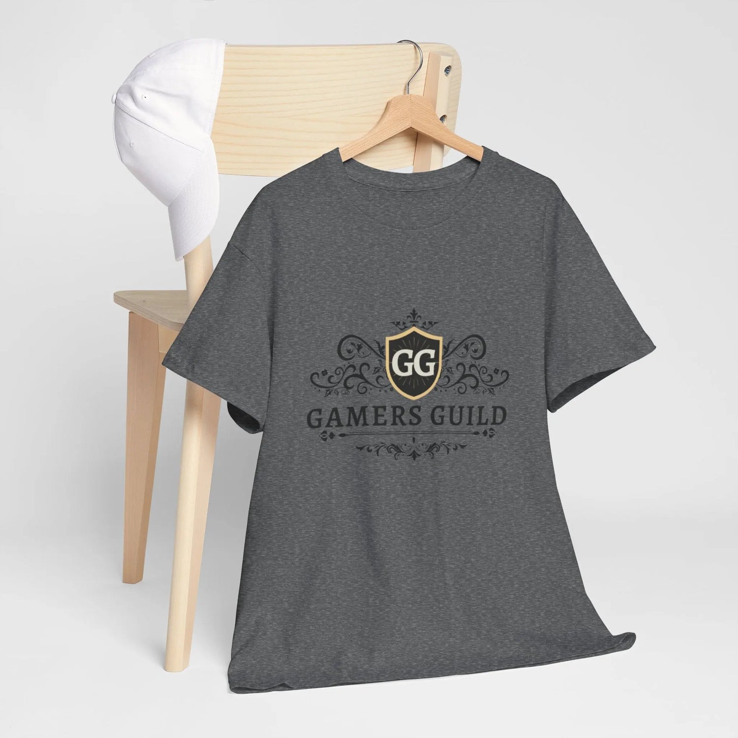 Gamers Guild Logo Tee – Unisex Heavy Cotton Shirt in Multiple Colors Printify