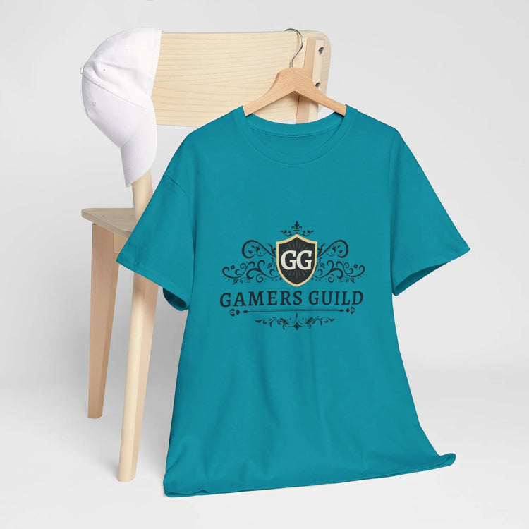 Gamers Guild Logo Tee – Unisex Heavy Cotton Shirt in Multiple Colors Printify