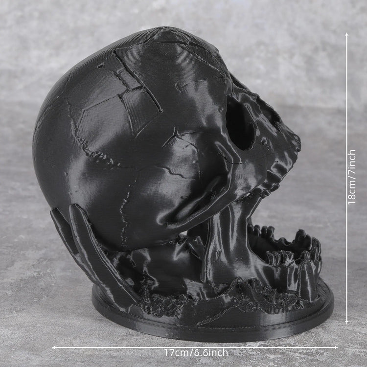 Gothic Skull Dice Tower with Tray – 3D Printed Dice Roller for D&D, Pathfinder & RPG Tabletop Games Gamers Guild