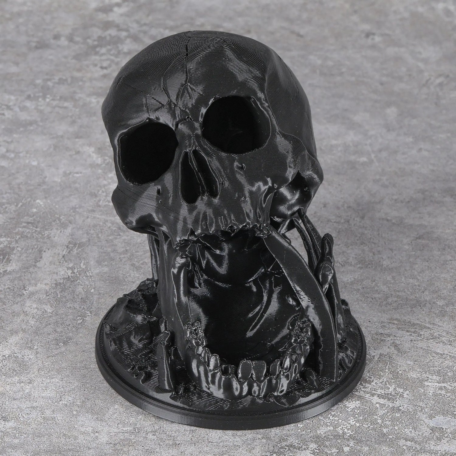 Gothic Skull Dice Tower with Tray – 3D Printed Dice Roller for D&D, Pathfinder & RPG Tabletop Games Gamers Guild