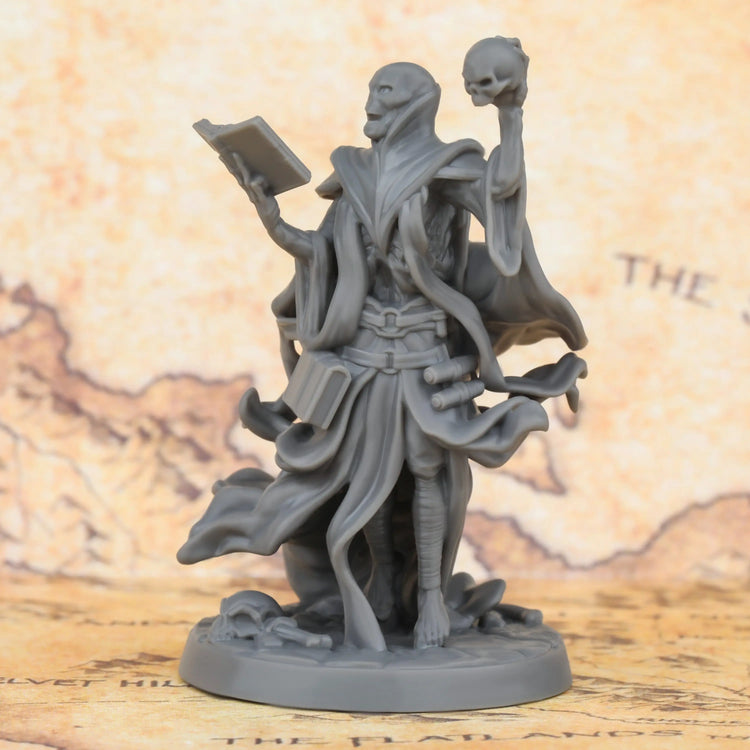 Lich Miniature – 3D Printed ABS Undead Sorcerer for Tabletop RPGs Gamers Guild