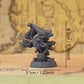 Frog Wizardess Miniature – Unpainted Resin Spellcaster with Mushroom & Bat Motif Gamers Guild
