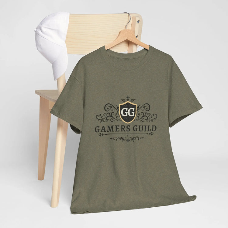Gamers Guild Logo Tee – Unisex Heavy Cotton Shirt in Multiple Colors Printify