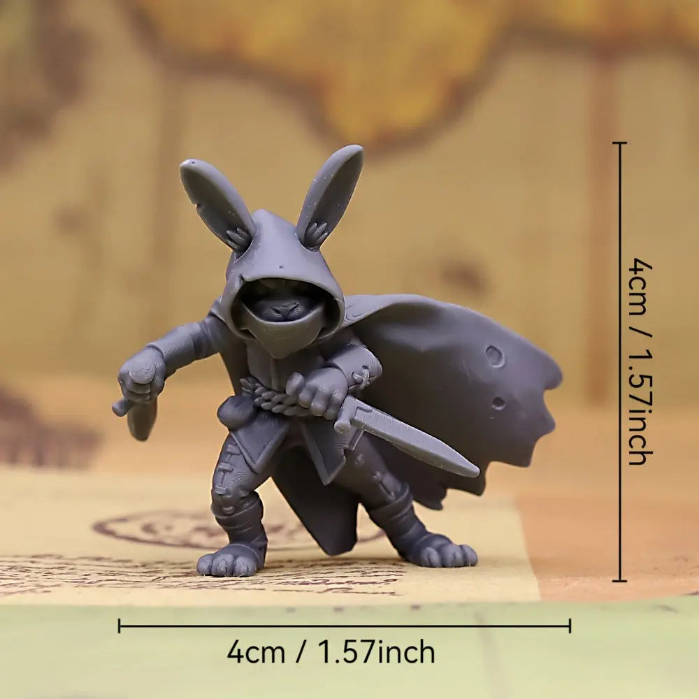Anime Rabbit Miniature – High-Detail Resin Figurine for RPG & Display Gamers Guild