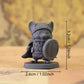 Mouse Warrior Miniature – Hand-Painted Resin Hero with Sword & Shield Gamers Guild