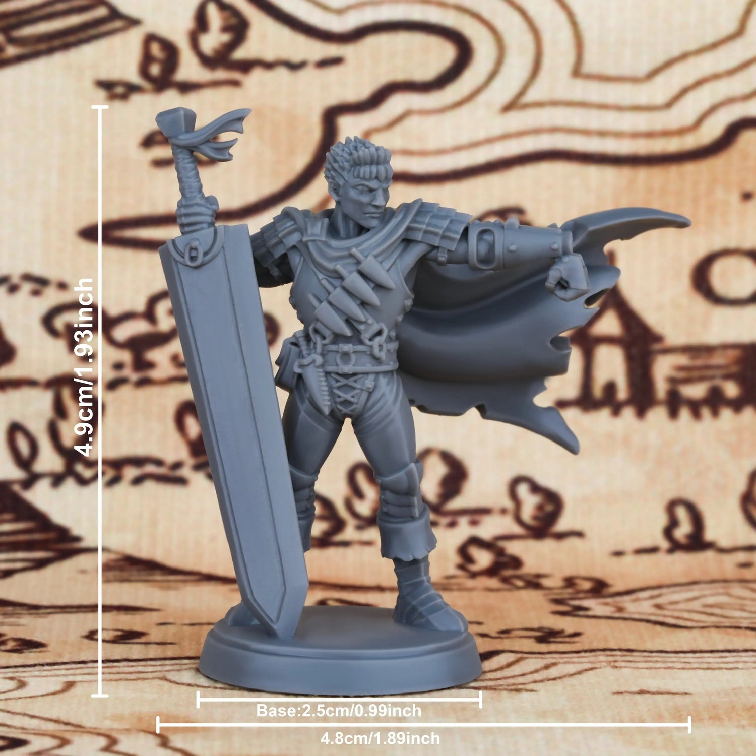 Human Soldier Miniature – 25mm ABS Figure for TTRPG & Display Gamers Guild