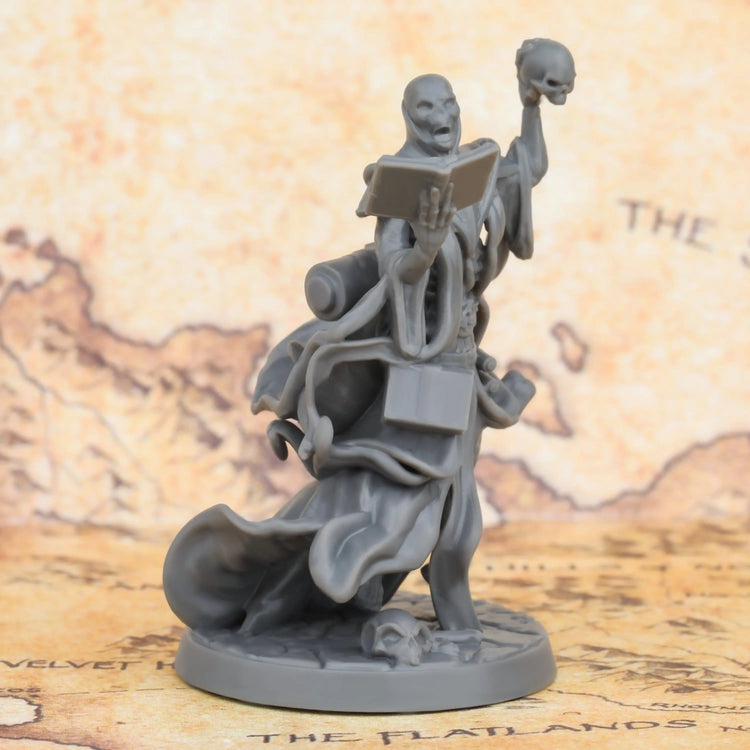 Lich Miniature – 3D Printed ABS Undead Sorcerer for Tabletop RPGs Gamers Guild
