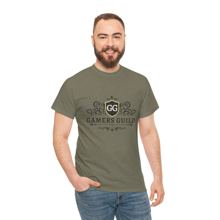 Gamers Guild Logo Tee – Unisex Heavy Cotton Shirt in Multiple Colors Printify