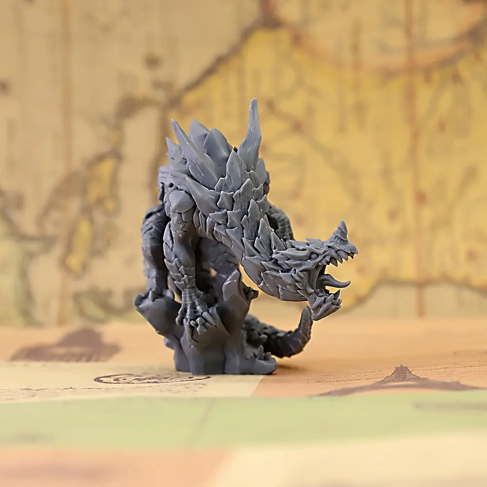 Detailed Depths Dragon Miniature – Durable Plastic Fantasy Beast for RPGs & Board Games Gamers Guild