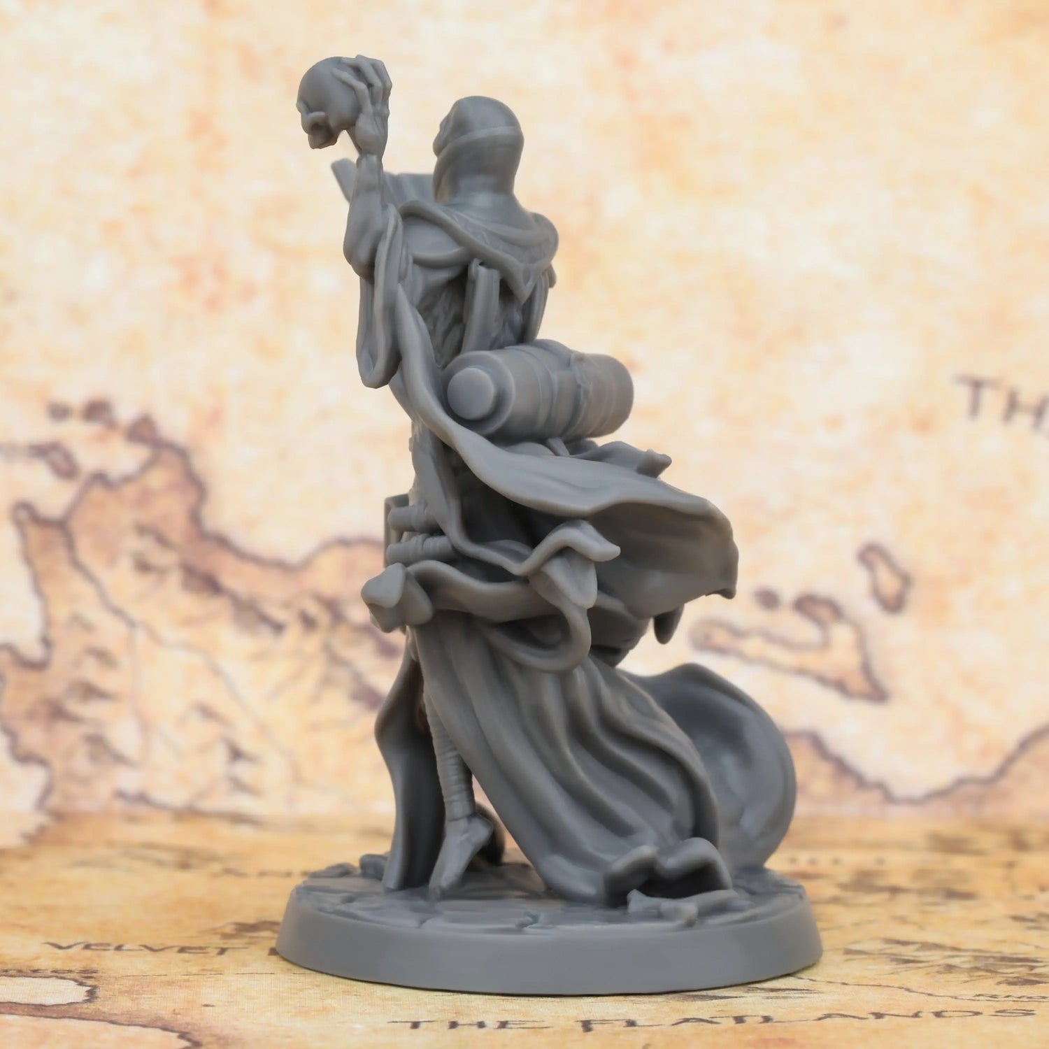Lich Miniature – 3D Printed ABS Undead Sorcerer for Tabletop RPGs Gamers Guild