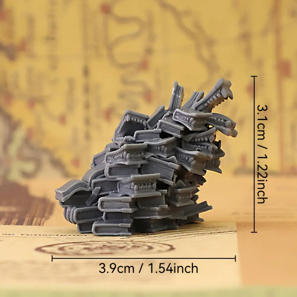 Book Mimic Miniature – 3D Printed ABS Trap for Tabletop RPGs Gamers Guild