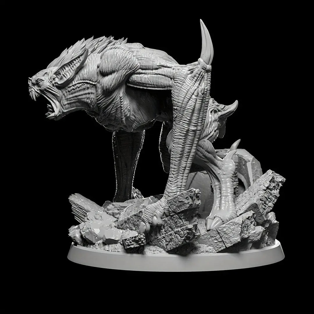 Fantasy Creature Miniature – 3D Printed ABS Statue for Tabletop RPGs & DIY Painting Gamers Guild