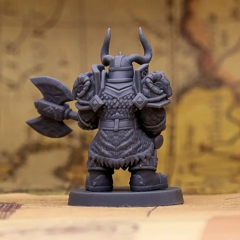Dwarf Heritage Miniature – Premium 3D Printed Fantasy Figurine for Tabletop RPGs Gamers Guild
