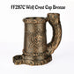 Druid Wolf Crest Dice Tower Mug – Hand-Painted Dice Roller & Drink Holder for D&D, Pathfinder & RPG Gamers Guild