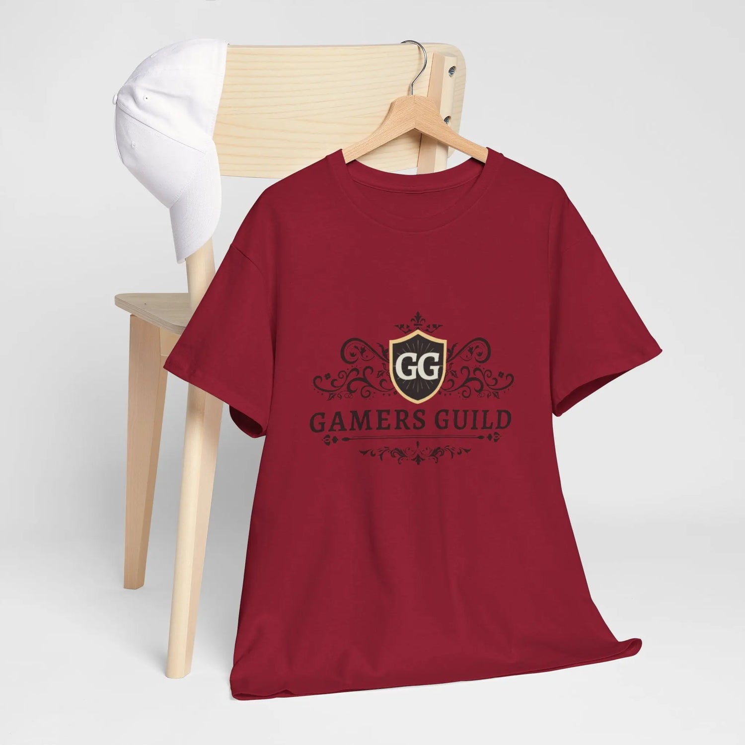 Gamers Guild Logo Tee – Unisex Heavy Cotton Shirt in Multiple Colors Printify
