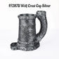 Druid Wolf Crest Dice Tower Mug – Hand-Painted Dice Roller & Drink Holder for D&D, Pathfinder & RPG Gamers Guild