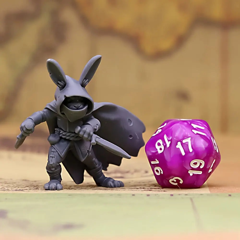 Anime Rabbit Miniature – High-Detail Resin Figurine for RPG & Display Gamers Guild