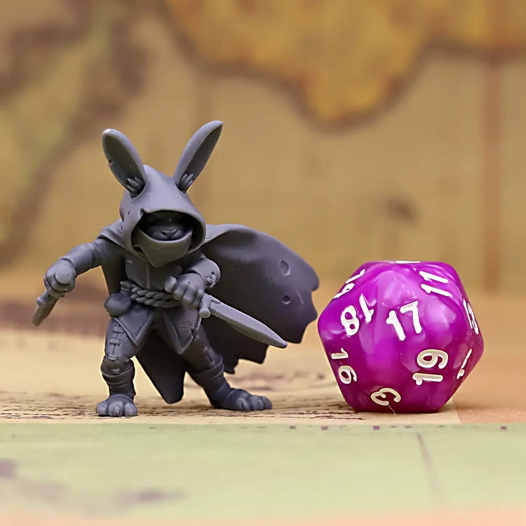 Anime Rabbit Miniature – High-Detail Resin Figurine for RPG & Display Gamers Guild