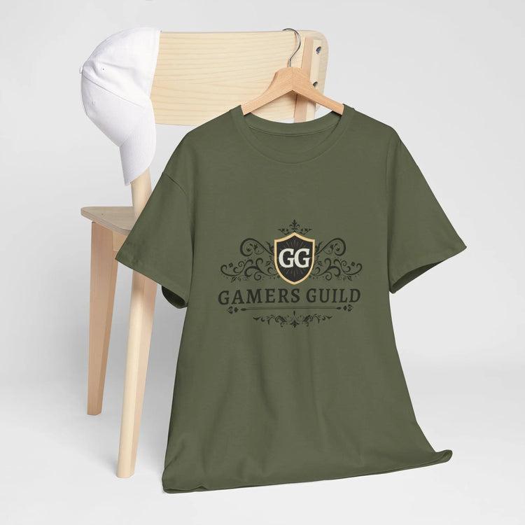 Gamers Guild Logo Tee – Unisex Heavy Cotton Shirt in Multiple Colors Printify