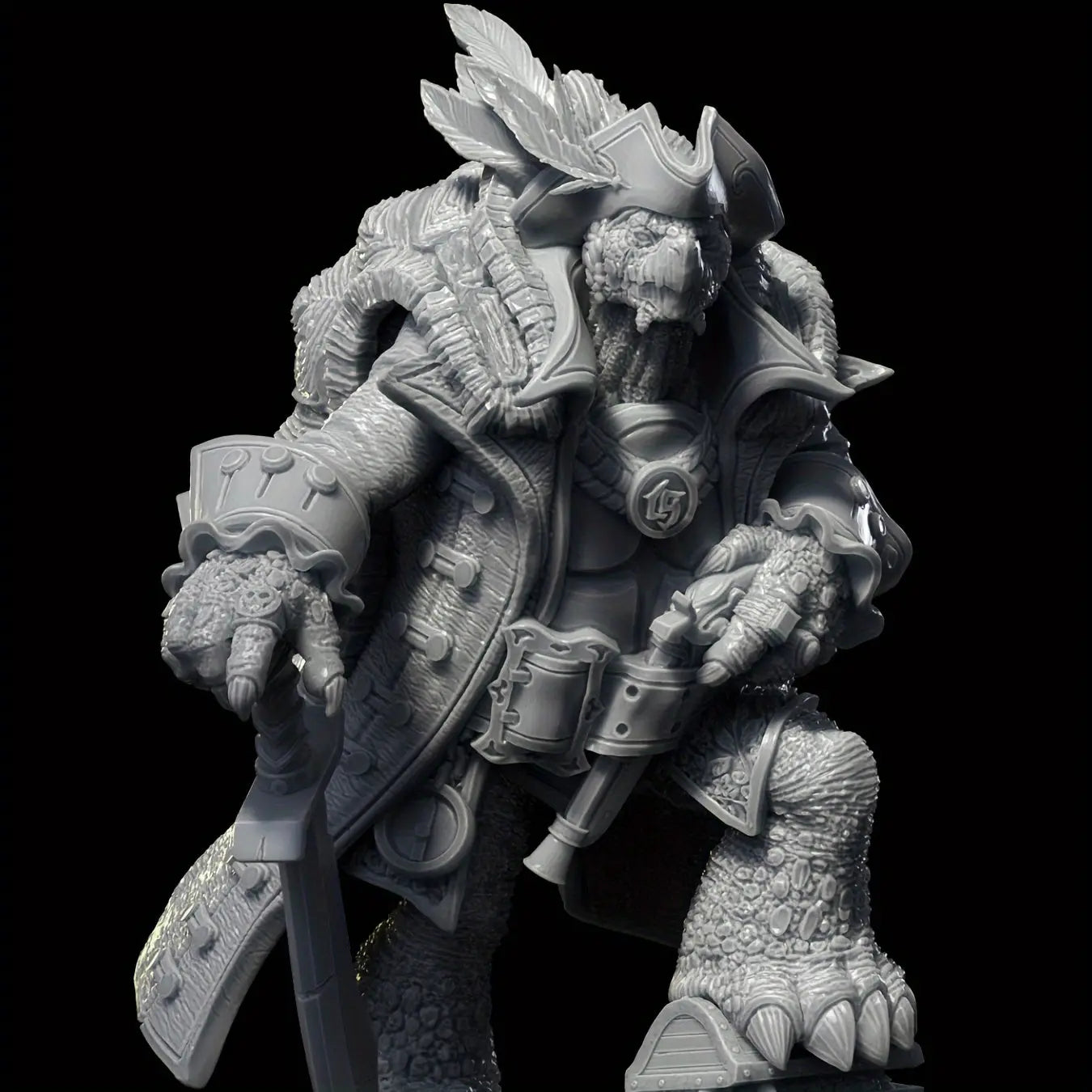 Fantasy Creature Miniature – 3D Printed ABS Statue for Tabletop RPGs & DIY Painting Gamers Guild
