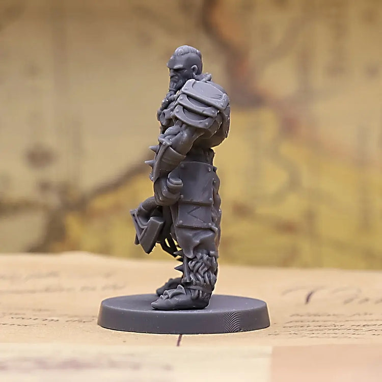 Barbarian & Human Miniatures – Resin Fantasy Duo for RPGs & Display Gamers Guild