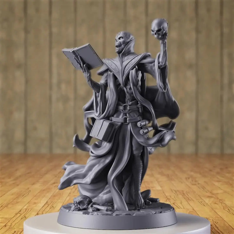 Lich Miniature – 3D Printed ABS Undead Sorcerer for Tabletop RPGs Gamers Guild