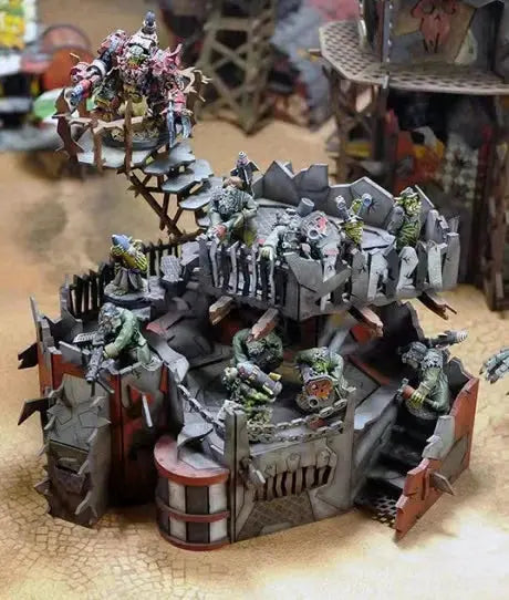 ORK FORTRESS – Orc Space Warrior Boss Miniature & Terrain  Resin Wargame Model Kit for 28–75mm Scale RPGs & Tabletop Battles Gamers Guild