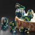 7-Piece Stonehenge Resin Dice Set – Hand-Polished Polyhedral DND Dice with Box for Dungeons & Dragons & RPG Tabletop Games Gamers Guild