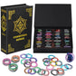 Upgraded Condition Rings – 96 PCS Status Effect Markers with Magic Book Storage Box  D&D & TTRPG Combat Tracker Gamers Guild
