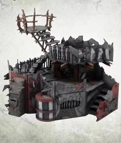 ORK FORTRESS – Orc Space Warrior Boss Miniature & Terrain  Resin Wargame Model Kit for 28–75mm Scale RPGs & Tabletop Battles Gamers Guild